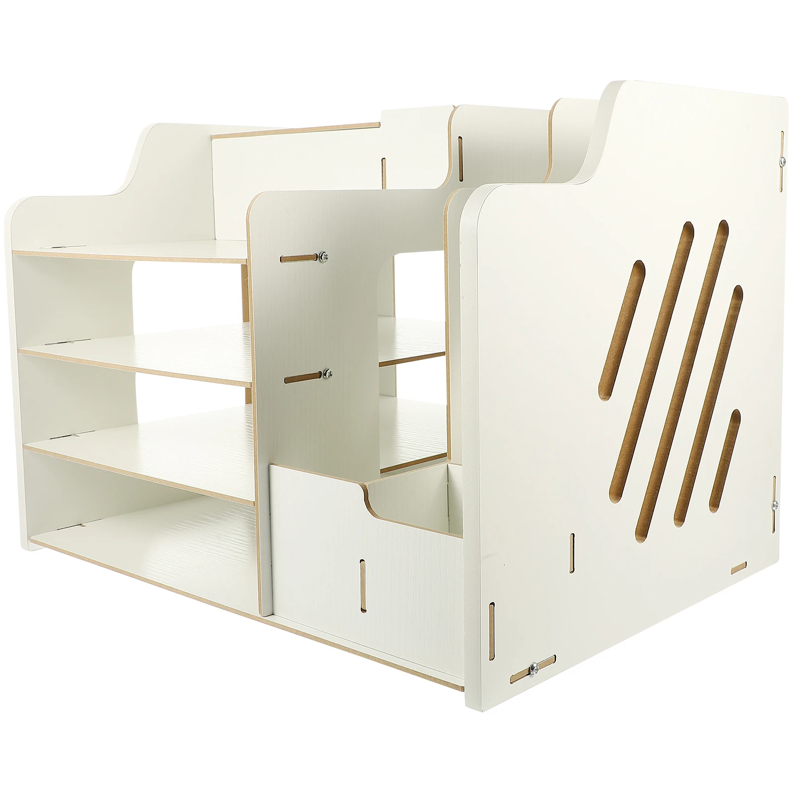 Almacenamiento con cajón, mesa moderna para escritorio, suministros de oficina, organizador estacionario, caja de almacenamiento de escritorio, portalápices multifunción