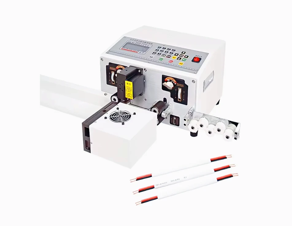 

HR-660+2T Automatic Double Wire Flat Sheathed Wire Stripping and Winding Machine for Cutting Twisting Machine for Electrical