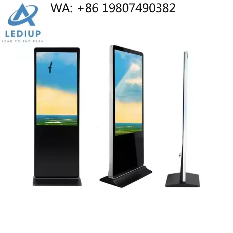 

P2.5 P3 P4 Movable Mirror LED Poster Screen Full Color High Definition Digital Display for Bar Indoor Venue Brand Advertising Pr