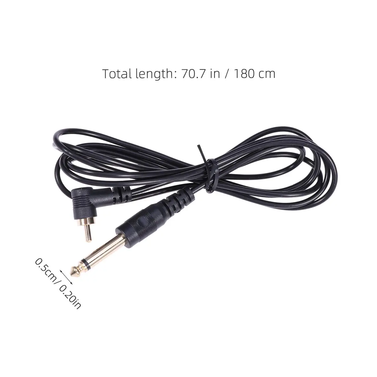 

Tattoo Black Hook Line 90 Degree Interface Durable Flexible 1.8m Power Conversion Kit for Machine Supply