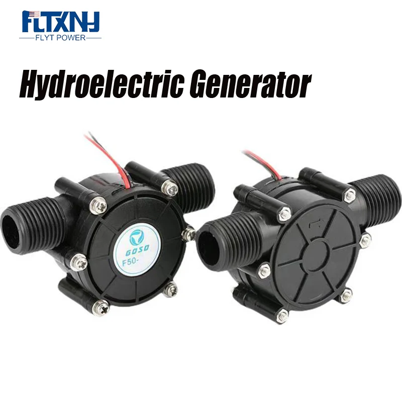 Hydroelectric Generator For DC 5V/12V/80V Micro Hydro Water For Turbine Generator For Luminous Shower /LED Shower Display