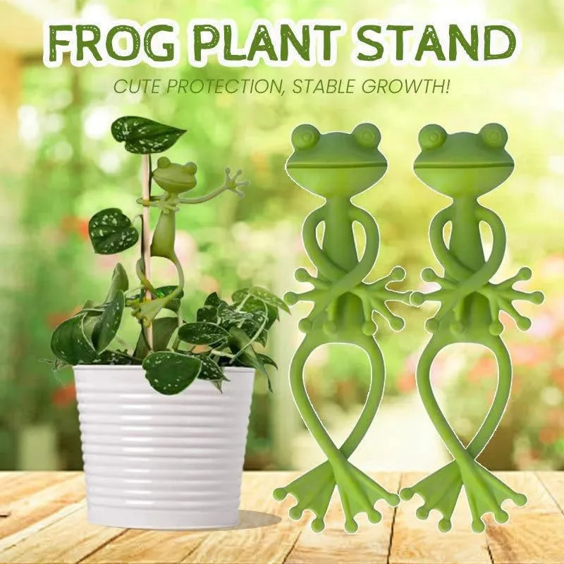 

5-10 Pack Creative Plastics Frog Plant Stands Vine Vertical Climbing Support Clips for Gardening Potted Plants Plant Decorations