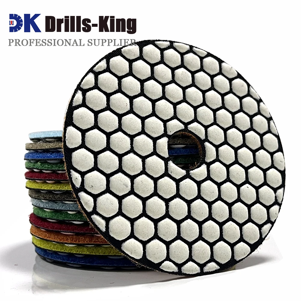 7pcs Diamond Resin Bond Dry Polishing Pad 4