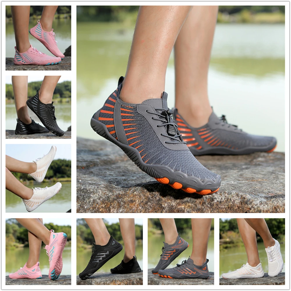Water Shoes For Women Barefoot Water Shoes Anti-slip Quick-drying Outdoor Beach Upstream Wading Swimming Shoe Sneakers Unisex
