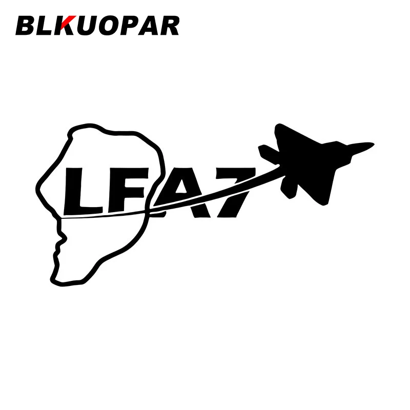 

BLKUOPAR The Plane Rushed Out Of The Ground Car Stickers Creative Decals Scratch-Proof Die Cut Motorcycle Caravan Accessories