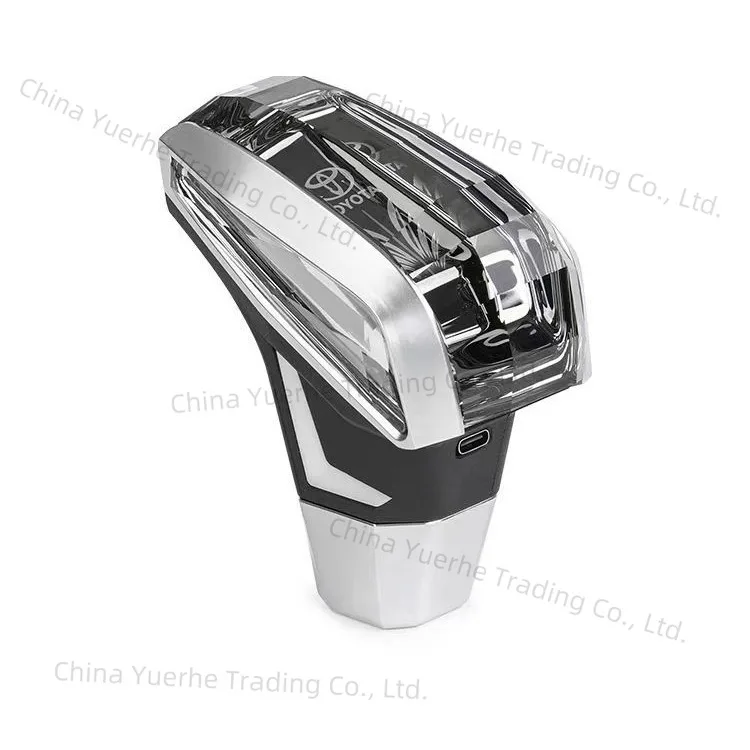 

Car modification Crystal gear head Automatic transmission Shift lever LED touch luminous gear handle Universal handball
