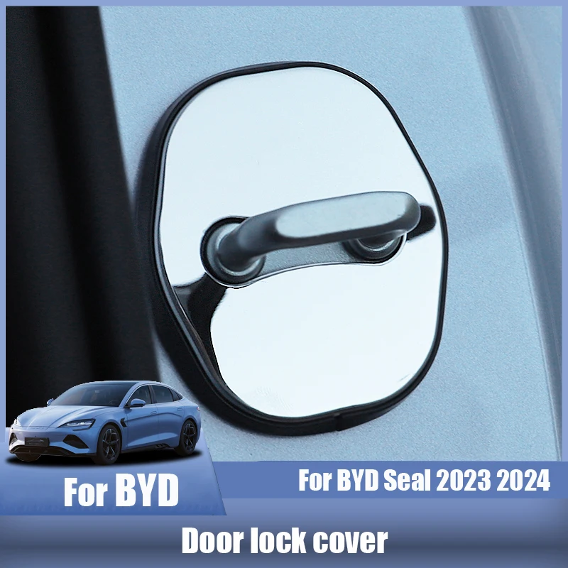 For BYD Seal 2023 2024 Door lock limiter Door lock cover buckle protective cover Automotive interior modification 