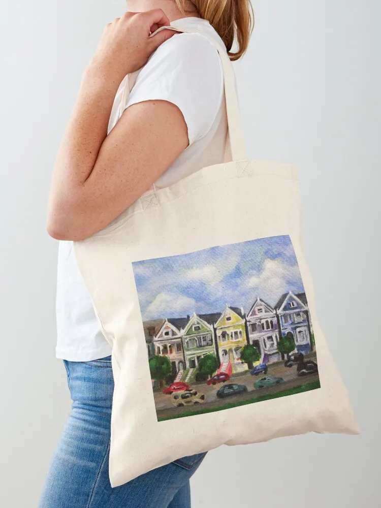 Painted Ladies Tote Bag Shopper handbag Cloth bag bag for beach hand bags Canvas Tote