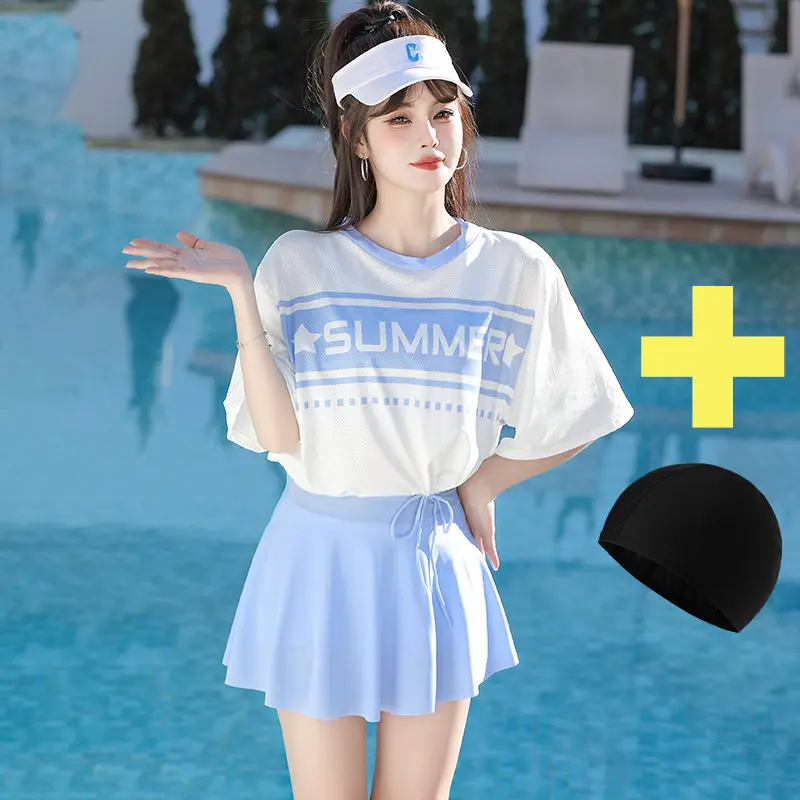 Black cloth hat 2531-blue