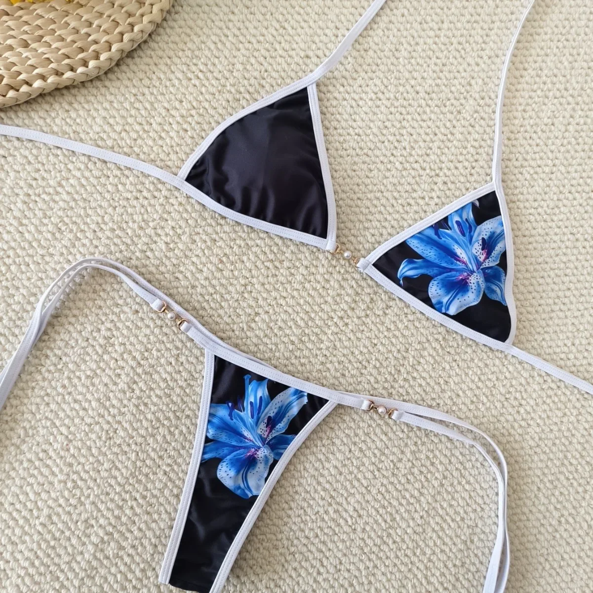 

Micro Bikinis 2026 Sexy Swimsuit Stripe Swimwear Women Thong Bikini Set Biquini Bathing Suit Print Swimming Suits Beachwear