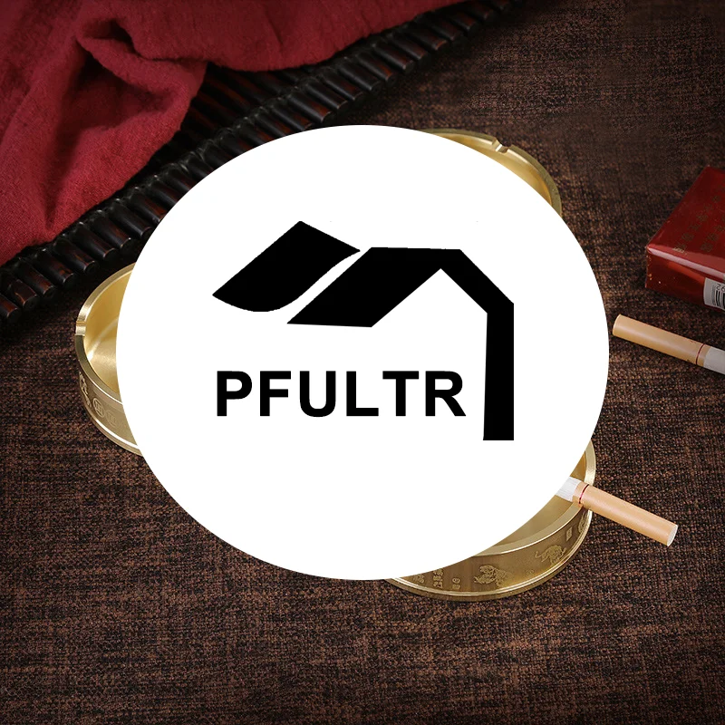 

Portable Ashtray Round Brass Tabletop Holder Office Household Metal Indoor Large Ashtrays Simple Living Room Ashtray For Outdoor