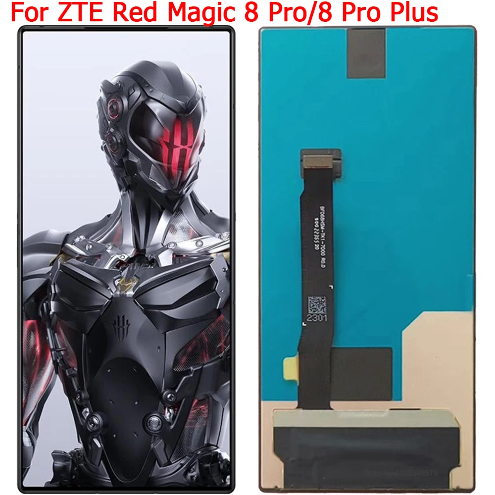 

For ZTE Nubia Red Magic 8 Pro Plus 5G Display LCD Touch Screen 6.8" Red Magic 8 Pro NX729J LCD Display Screen Assembly