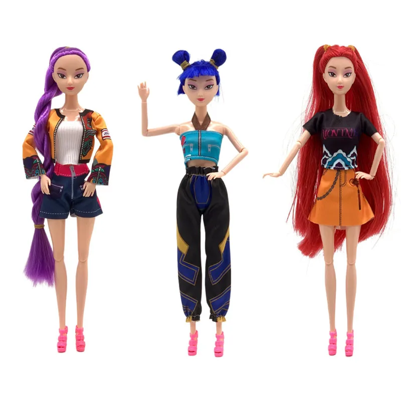 

2025 Hot Demon Hunters Doll Toy Rumi Mira Zoey Sussy Figurine Bjd Dolls For Fans Gift