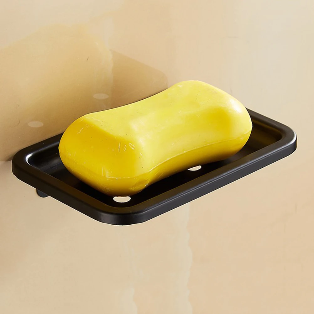 

Soap Dish Wall Mount s Aluminum Tray Holder Vintage Basket Storage Kitchen Bathroom Scouring Pad Sponge Drain Water Easy Install