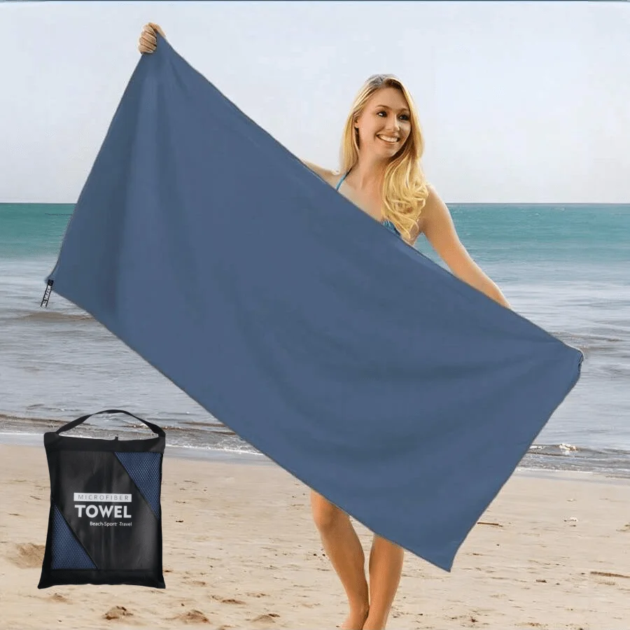 Microfibre Beach Towel Quick Dry Soft Lightweight Travel Towel_voghion.com