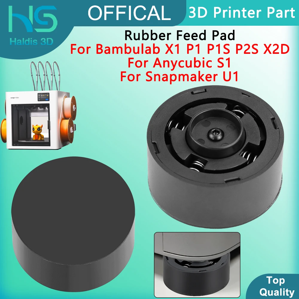 Резиновые накладки для Bambu Lab X1 P1 P1S P2S X2D, Anycubic S1, Snapmaker U1: антивибрационные, противоскользящие, амортизирующие, пылезащитные.