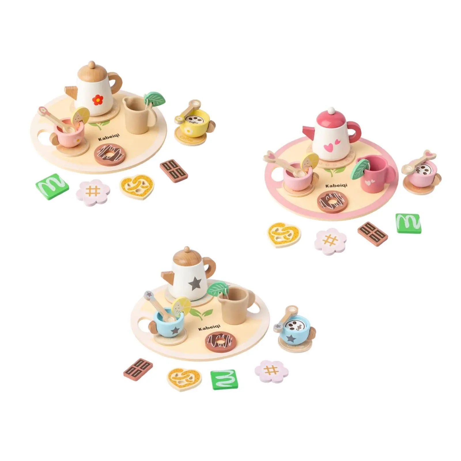 Toddlers Afternoon Tea Time Games Developmental Little Girls Tea Set Toy for Boys Girls Kids Ages 3 4 5 Years Old Birthday Gift