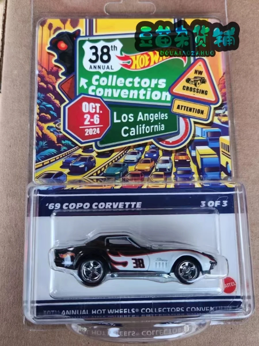 HOT WHEELS RLC 1:64 38th Los Angeles Show corvette Collection die cast alloy car model decoration gift