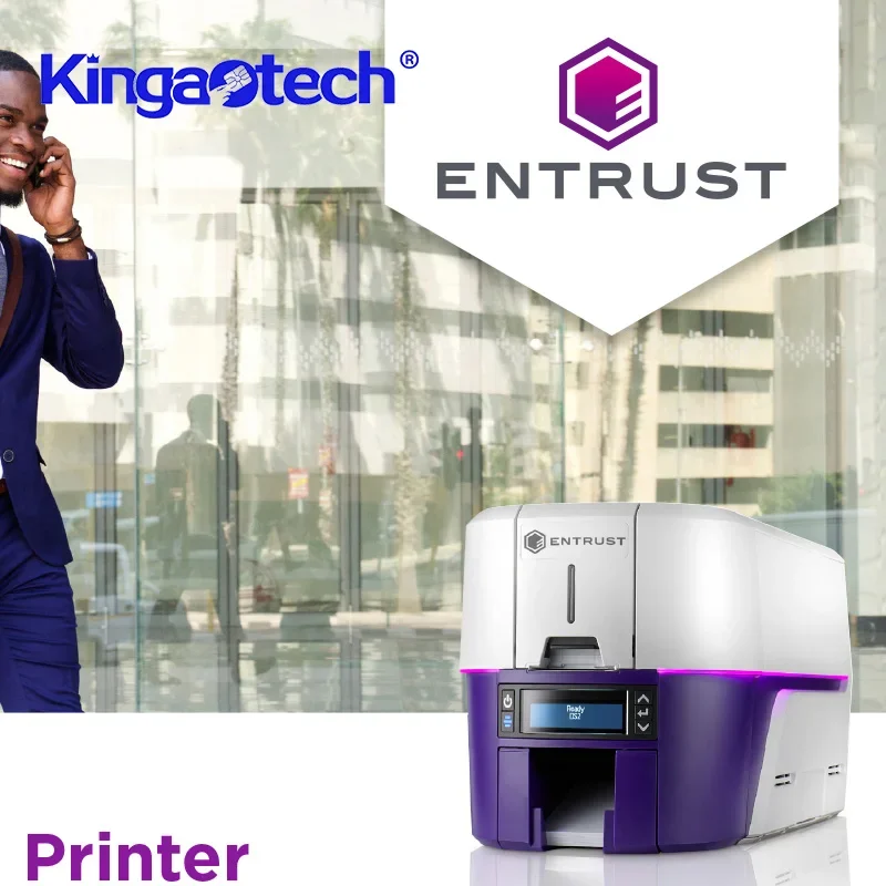 Entrust Sigma DS2 Single Sided Thermal Printer Instant Card Maker and Card Printer