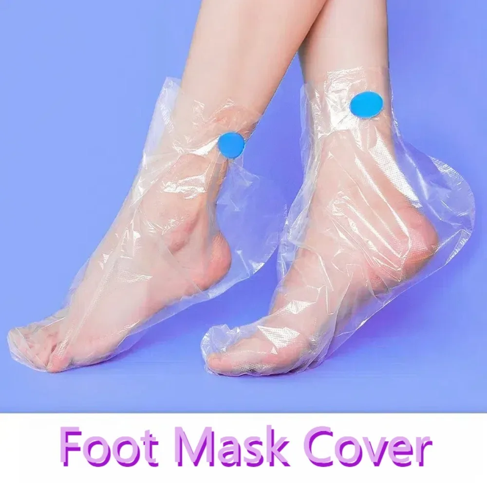 100/200/300/500pcs Transprent Disposable Foot Bags PE Plastic Prevent Infection Foot Mask Cover Foot Mask Waterproof Foot Film