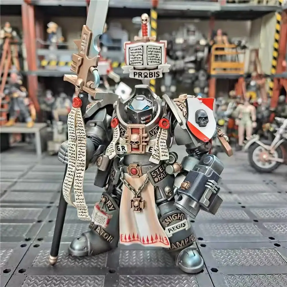 【JOYTOY】1/18 Figura de acción Warhammer 40K Caballeros grises Terminator Jaric Thule Modelo de juguete
