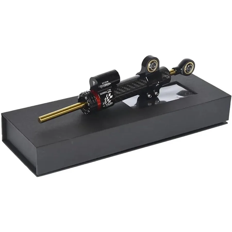 

Motorcycle Stabilizer for Kawasaki Z1000 20142019 with Carbon Fiber A5 Steering Damper Bracket Mount for Enhanced Stability and