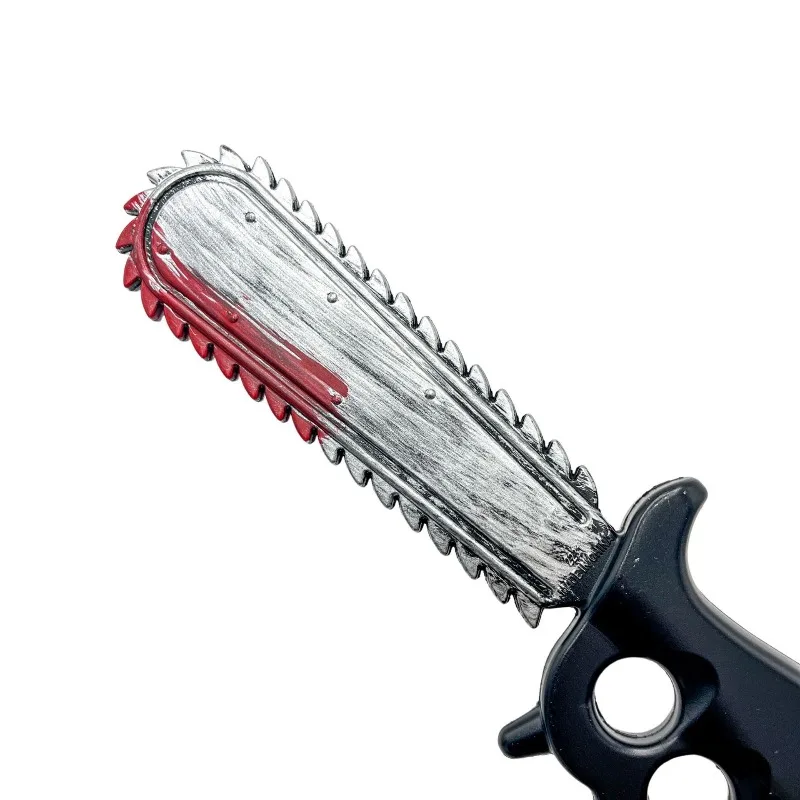 33.5 cm/13.19in Zwarte Kettingzaag Kunststoffen Model Rekwisieten Zombie Horror Halloween Cosplay Anime Randapparatuur Collectible Feestartikelen