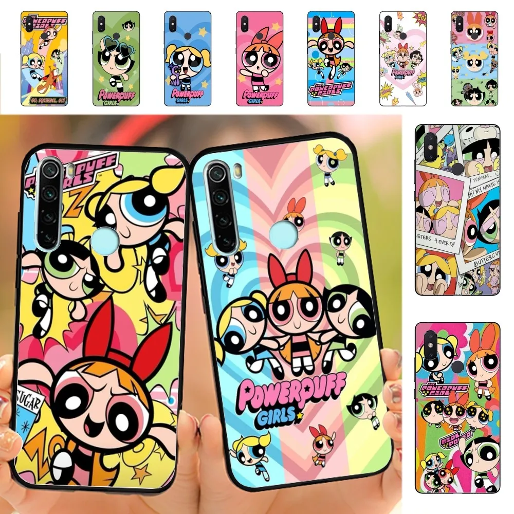 Cute-P-Powerpuffes-G-Girls Phone Case For Redmi Note 4 X 5 A 6 7 8 T 9 9S 10 11 11S 11Epro Poco M3 pro