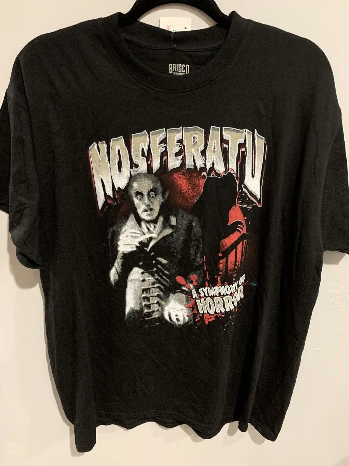 

Retro Horror Tshirt- NOSFERATU -NWOT XLarge Black ‘Symphony of Horror’ Film S/S