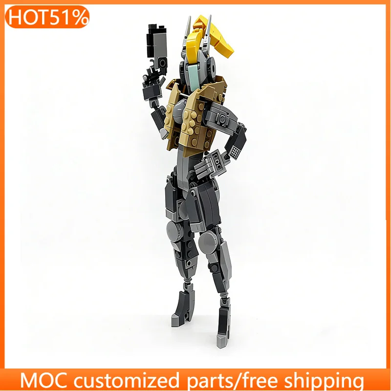 

265 PCS Brickheadz Style Space Ranger MOC Customize Modular Building Block Creative Design Educational DIY Boy Holiday Toy Gifts