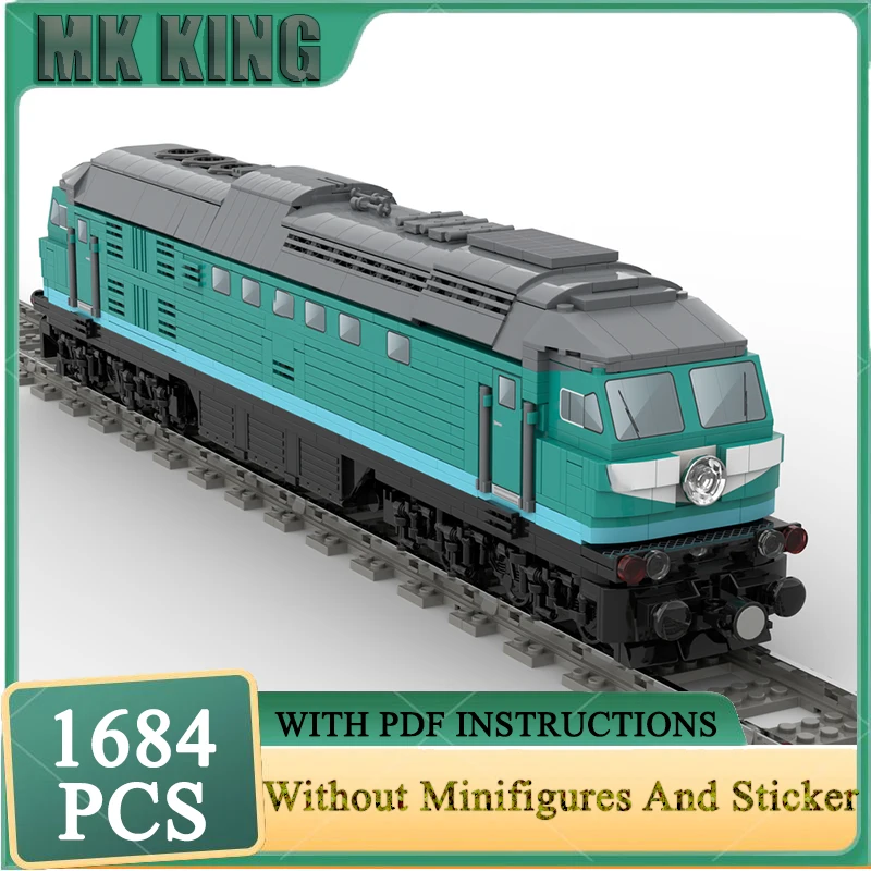 

Moc Building Blocks Internal combustion train BR234 304-4 Model Technology Brick DIY Assembly Construction Toy Holiday Set Gifts