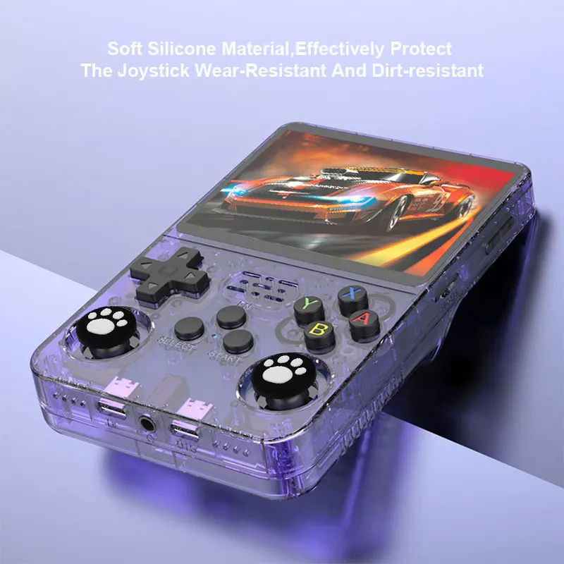 Spider Thumb Stick Grip Cap For R36S RG35XX H R36H Retroid Pocket 5 Retro Game Console Joystick Cover Silicone Protector Case