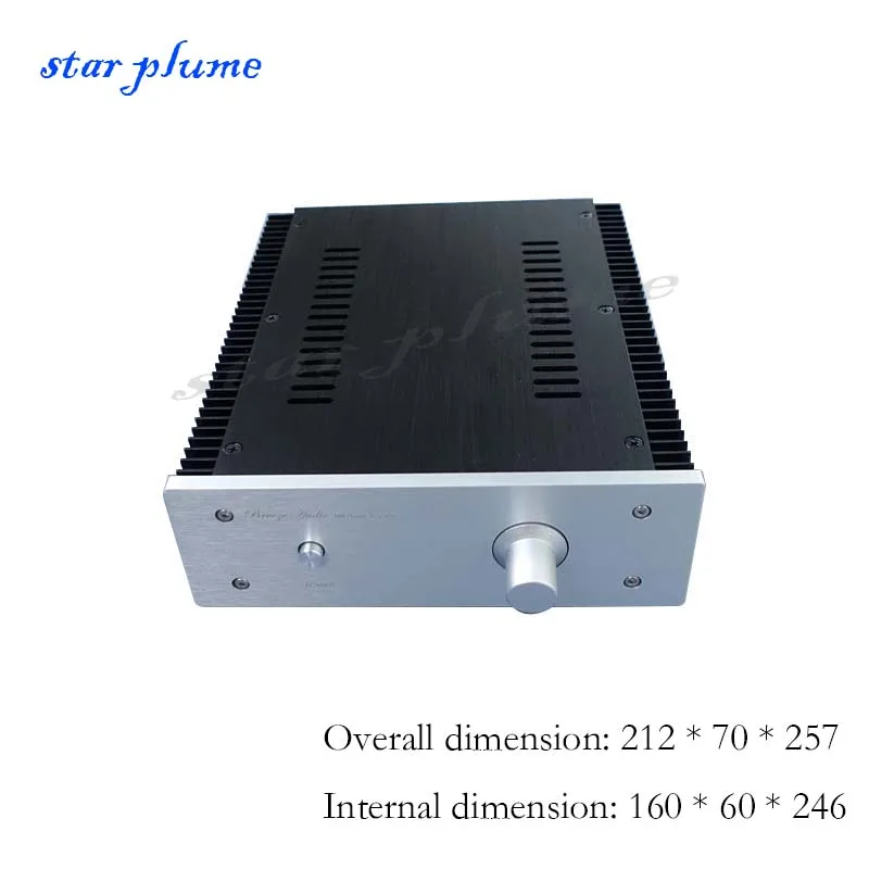 

(212*70*257mm) 2107 All-aluminum Power Amplifier Case With Heat Dissipation On Both Sides Power Amplifier Chassis Shell DIY Box