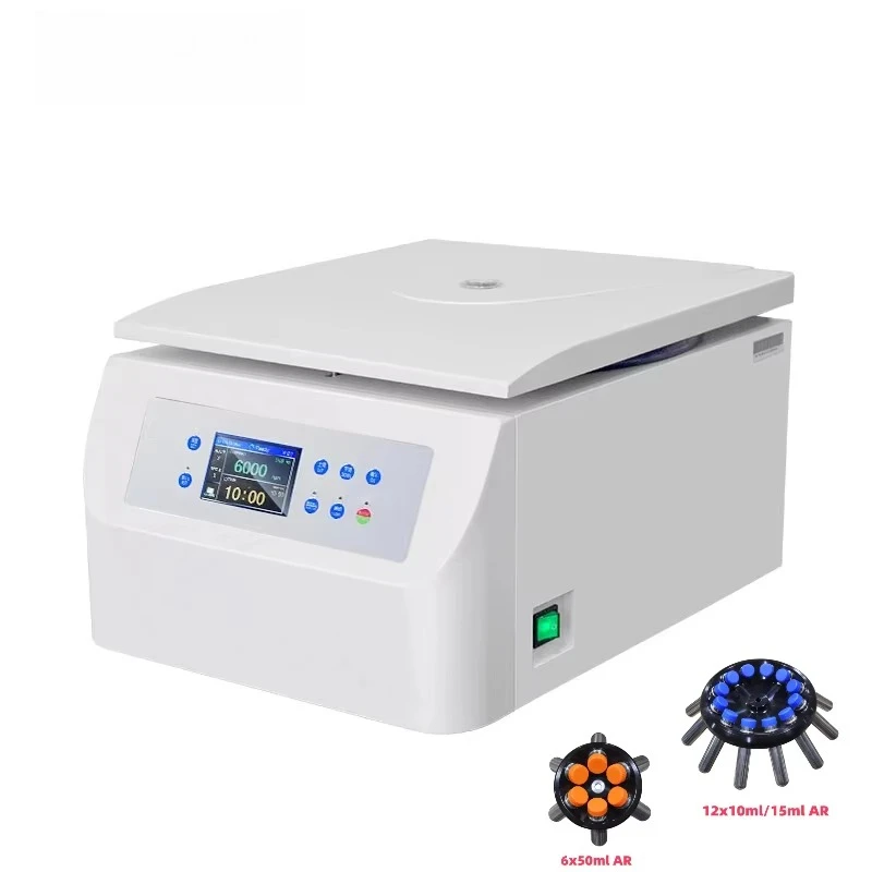 

Hot Sale High Quality 6000rpm Low Speed Centrifuge Machine 50ml 15ml 6 Placers for Clinical Laboratory Use