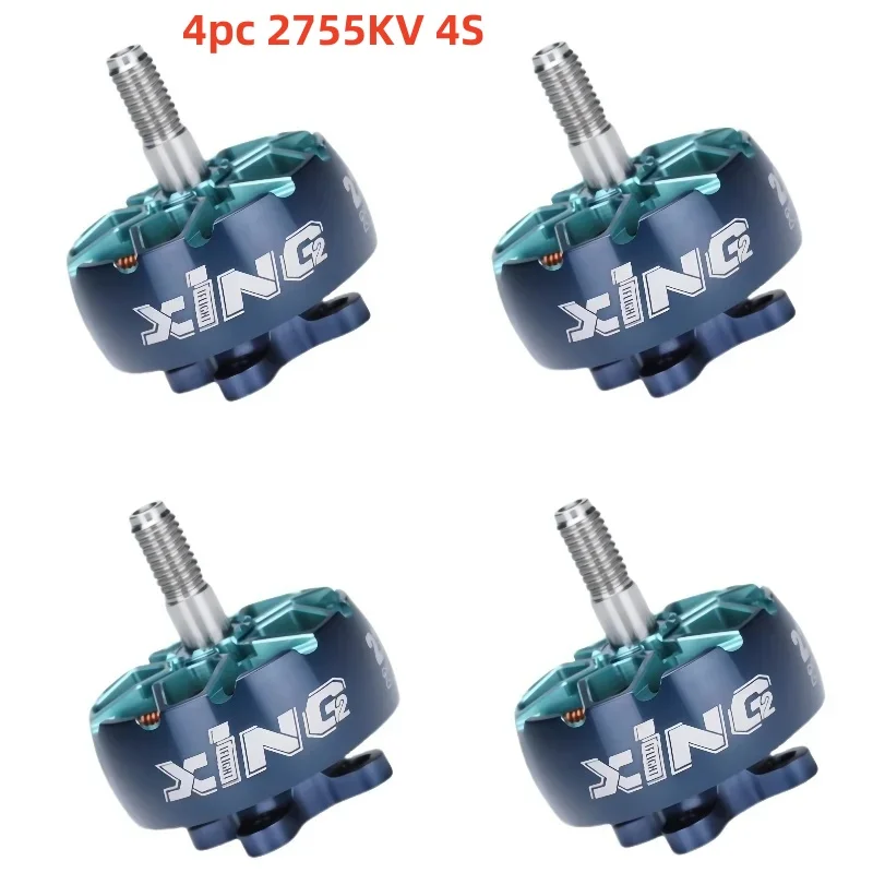 iFlight XING2 2207 2755KV 4S/1855KV 6S FPV Motor Unibell met 5mm titanium legering as voor FPV drone deel - afbeelding 1