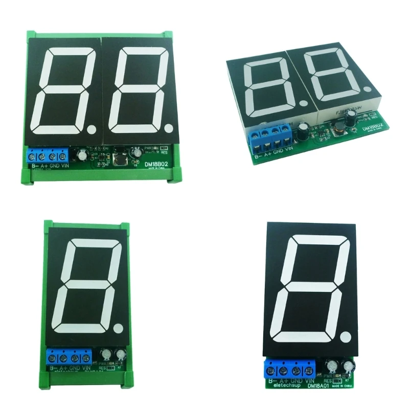 

Модуль цифрового дисплея RS485 Modbus Rtu, 1,8-дюймовый ЖК-светодиод для ПЛК, DC12V 24V, датчики температуры и влажности,