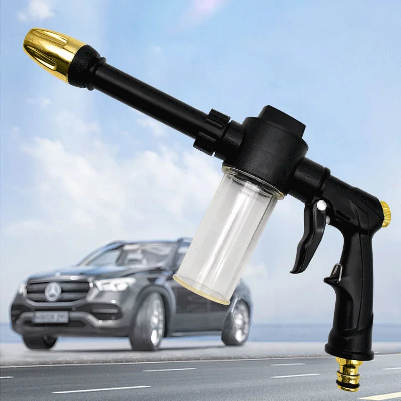 

NEW Adjustable Garden Spray Gun High Pressure Car Wash Strong Water Gun Sprinkler Hose Nozzle Lawn Watering Tool Watergun