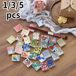1/3/5 Pcs Chopstick Rest Japanese Chopsticks Ceramic Decorative Holder Rack Spoon Fork Kitchen Tools Tableware Accessories 젓가락