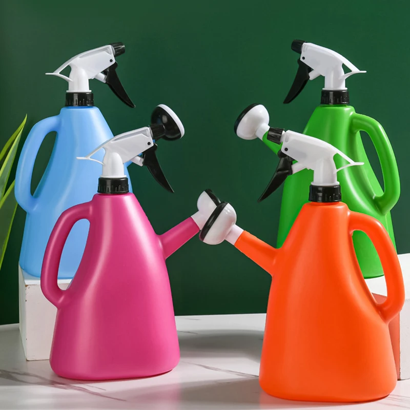 

Plastic Watering Can Pot Gardening Supplies Garden Plants Adjustable Pressure Spray Water Kettle Indoor 1L Flower Sprayer Home