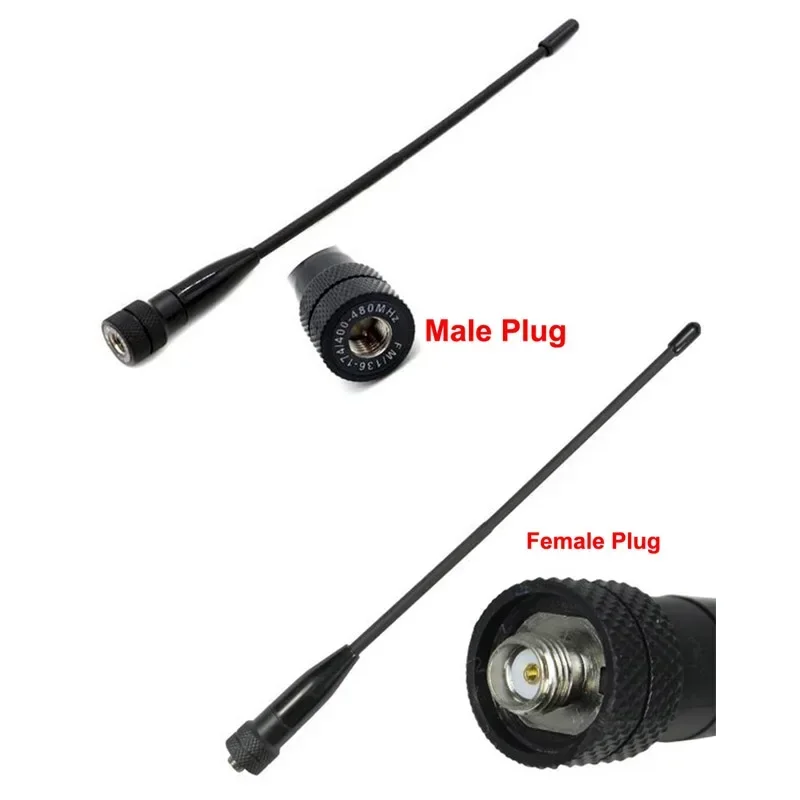 1pcs Durable 669C Two Way Radio Antenna Concision And Modern Dual Band SMA Female/Male Plug For BAOFENG UV-5R UV-5RE BF-HF