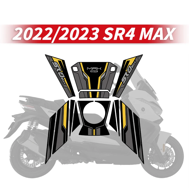 Dla VOGE SR4 MAX Zestawy naklejek ochronnych na zbiornik paliwa motocyklowego Odporne na ścieranie naklejki dekoracyjne na zbiornik paliwa