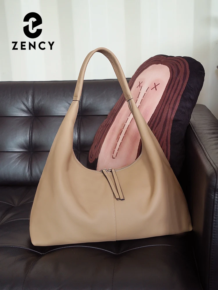 

Zency Women's Genuine Leather Hobo Bag Designer Handbag Tote Large Fashion Shoulder Bag