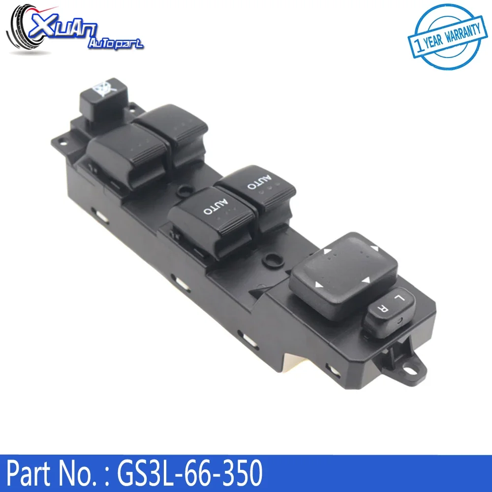 

GS3L-66-350 For Mazda CX7 6 2.5L 3.7L 2007 2008 2009 2010 2011 2012 Electric Power Window Lifter Master Control Switch