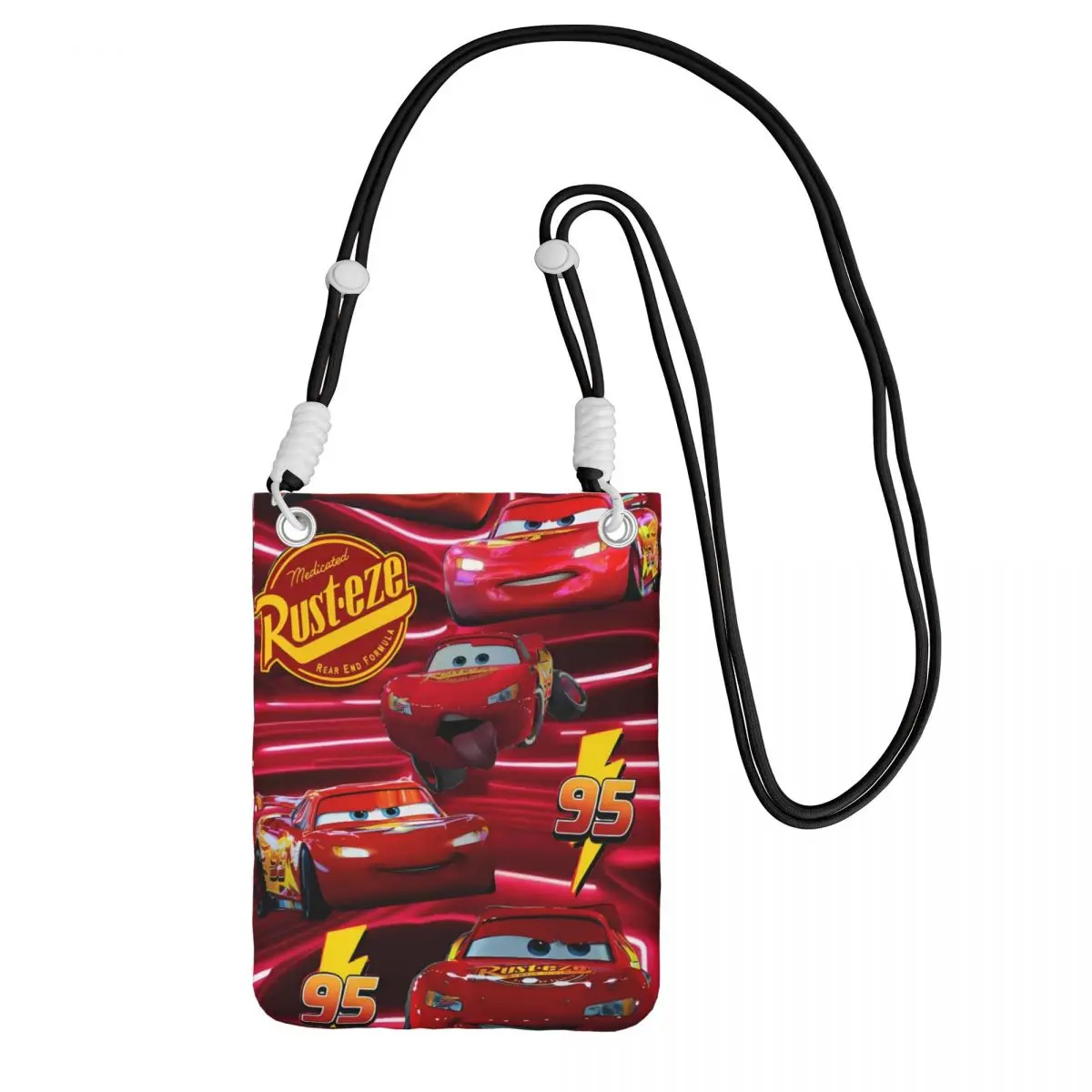 

Custom Lightning McQueen Mobile Phone Bag for Men Women Cars Toons Shoulder Crossbody Bag Card Bag Mini Shoulder Purse Wallet