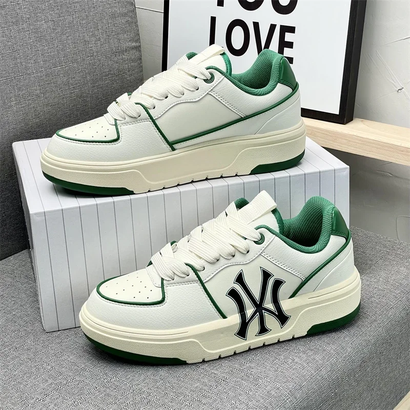 

Retro Chic: 2025 Autumn/Winter Leather Low-Top Dirty Shoes for Couples ny-327