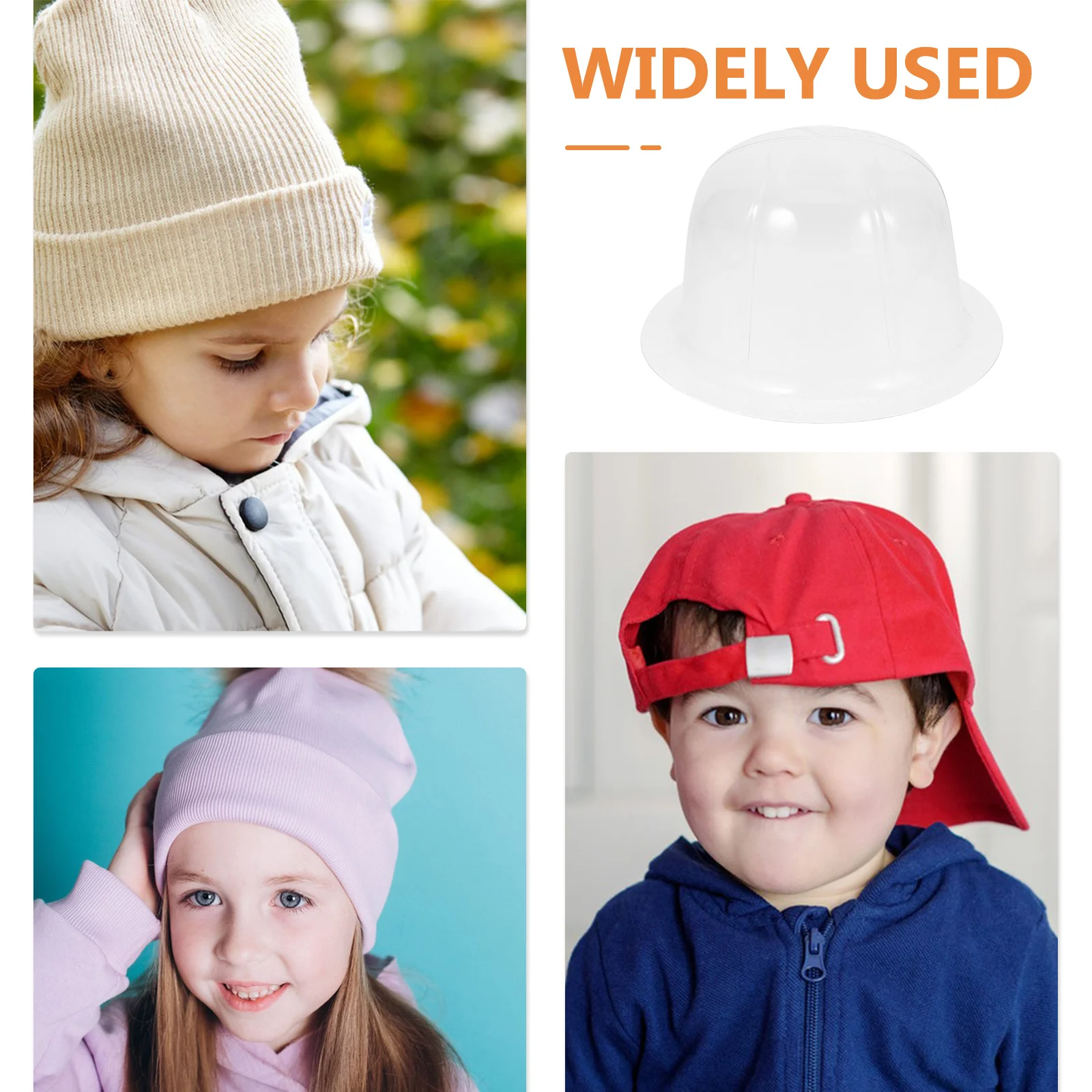 Présentoir de chapeau en forme de dôme transparent, 10 pièces, 48Cm, doublure de chapeau de protection, organisateur de casquette, boîte de rangement, Support façonnant de casquette de Baseball