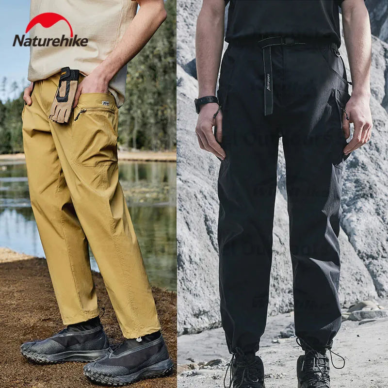 

Naturehike Camping Pants Outdoor Multi-Pocket Functional Trousers Men Fashion Waterproof Sunscreen UPF50+ Casual Overalls 4 Size