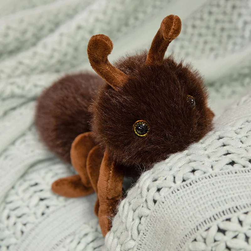 Creative and Cute Simulation Ant Toy Insect Animal Doll Loving Hippo Stuffed Plush Claw Machine Prize Gift