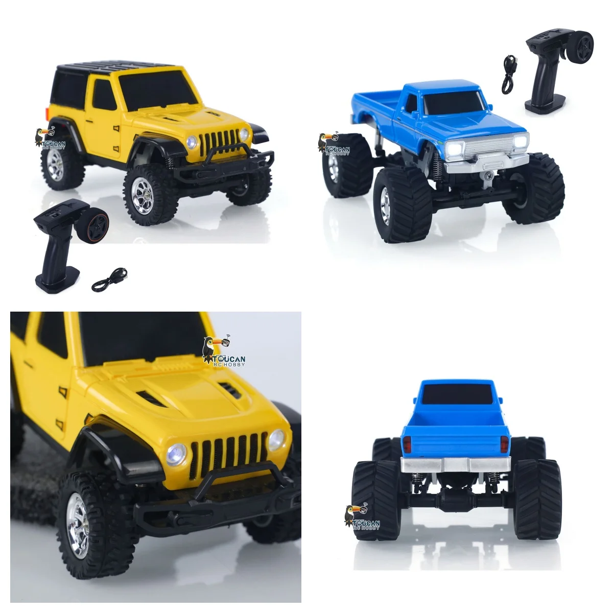 

Gift Toys 1/36 RC Crawler Car 4WD Mini Remote Control Off-road Vehicles RC Car Radio Control Hobby Light System Model for Boys