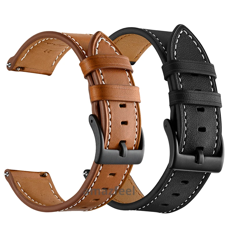 Watch Strap for Samsung Galaxy Watch 7 6 4 5 40/44mm Leather Bracelet for galaxy watch 5pro 45mm belt Active 2 44/40mm Watchband